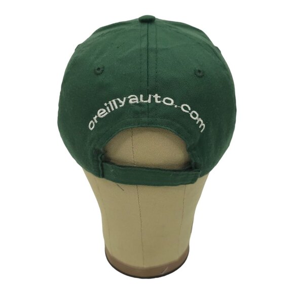 O'Reilly Auto Parts Embroidered Logo Strapback Cap Trucker Baseball Hat Green - Picture 4 of 13